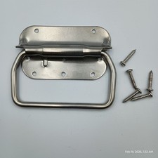 Monroe PMP PH-0288 Folding Pull Handle, Steel, 4LAK9