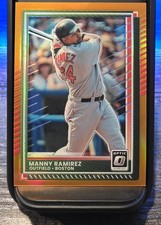 2025 Donruss Optic Manny Ramirez Orange Prizm #/199 ~ Red Sox