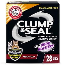 Clump Seal Cat Litter Multi-Cat Complete Odor Sealing Clay Clumping Cat Litter