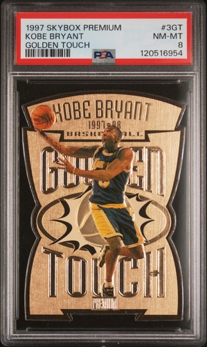 Kobe Bryant #3GT 1997 Skybox Premium Golden Touch card