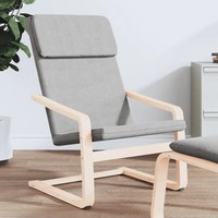 Relaxsessel Stoff Hellgrau Sessel Mit Liegefunktion