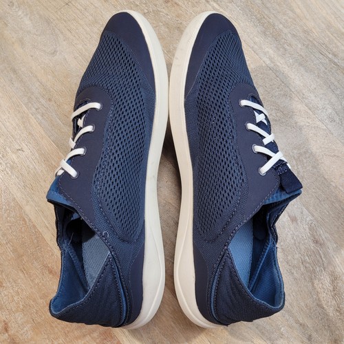 OluKai Moku Pae Herren Größe 13 Marineblau Leger Wandern Slipper Halbschuhe Schuhe - Bild 9 von 12