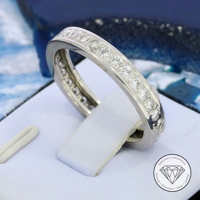 SONDERAKTION WERT 2.270,- Brillant 1,00 ct Memory-Ring 750 Gold 18k 18 KT XXYY