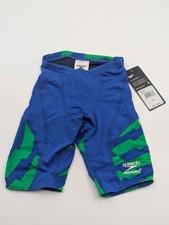 Speedo Boys Youth Size 22 Endurance Jammer Swim Suit Green/Blue NWT