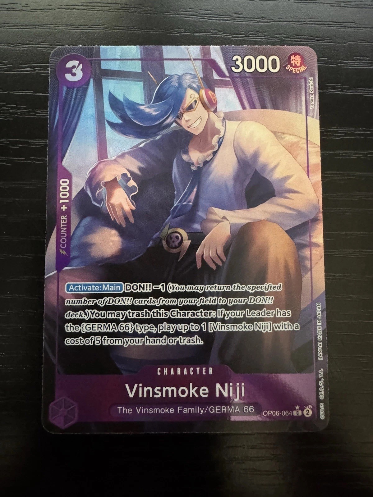 Vinsmoke Niji (OP06-064) (Full Art) OP06-064 Premium Booster -The Best- Foil