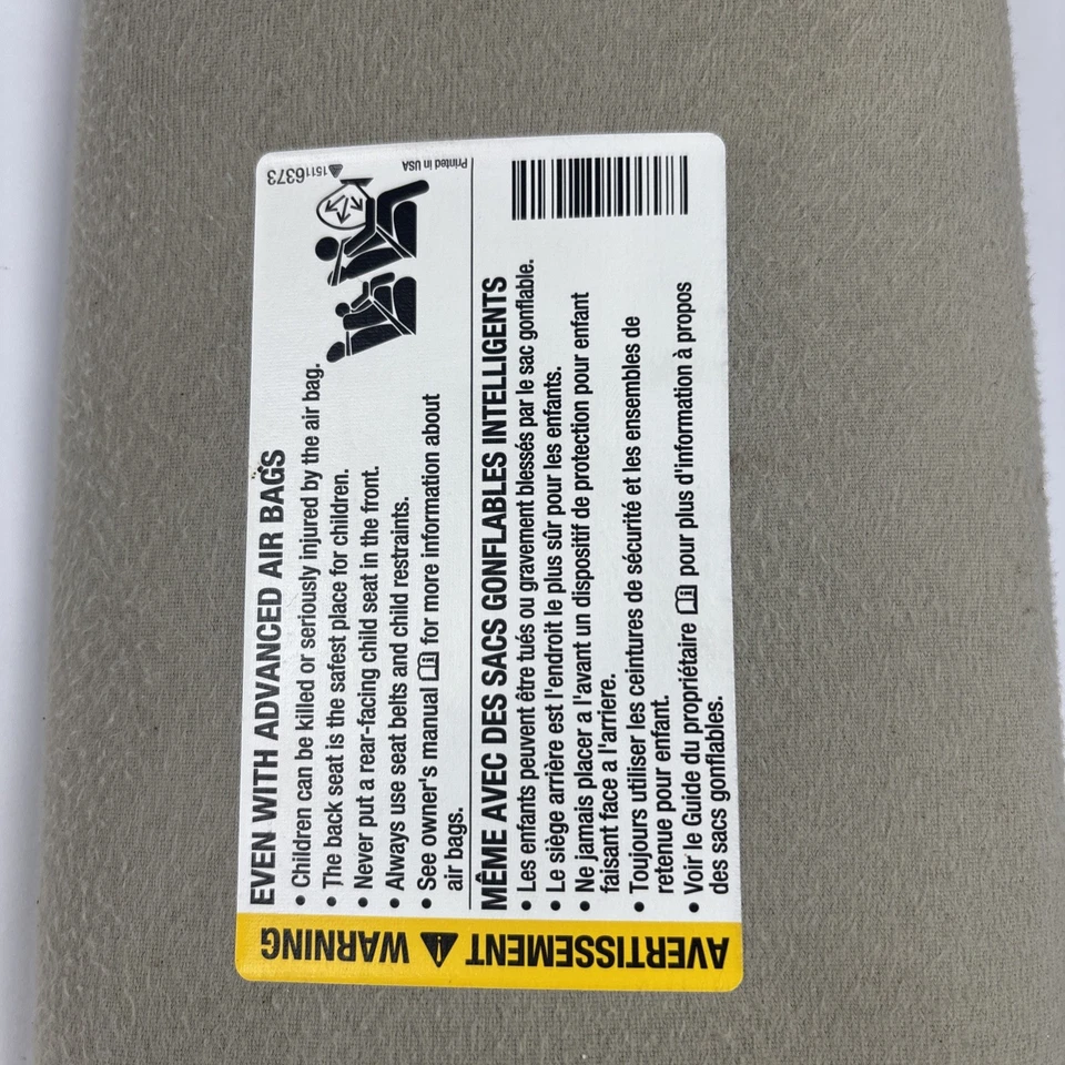 03-07 Chevy GMC Silverado Sierra Tahoe Suburban Yukon Juego de parasol OEM Foto 4 de 4