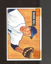 1951 Bowman #46 George Kell TAPED
