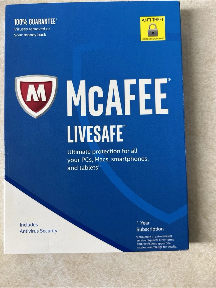 McAfee Total Protection 5 Devices 1 Year Brand New Sealed - Image 2 of 4