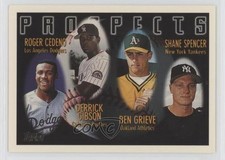 1996 Topps Prospects Roger Cedeno Derrick Gibson Ben Grieve Shane Spencer 0l4h