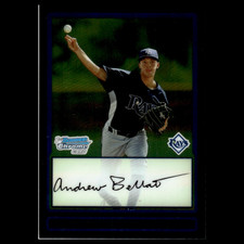 Andrew Bellatti #BDPP37 2009 Bowman Chrome Draft Picks - Prospects Rays Baseball