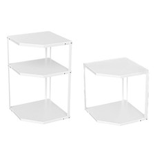 Corner Shelf Rack, Storage Shelf,Kitchen Pantry Organizer,Counter and Cabinet