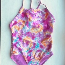 Speedo girls pink swim suit medium