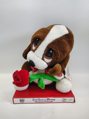 Sad Sam & Honey Rose Light Up Plush Dandee Plays ''Just The Way You Are''