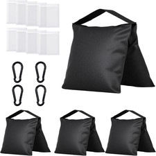 4-Pack Heavy Duty Sandbags,Multi-Use Stability for Photography Backdrop Stands T