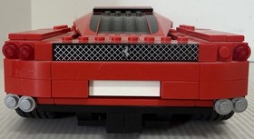 2005 LEGO Racers Enzo Ferrari 8652 Built Not Complete Missing Pieces & Stickers!