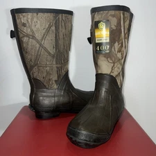 Academy Game Winner Scent Free 400g Thinsulate Ultra  Insulation Camo Boots SzY2