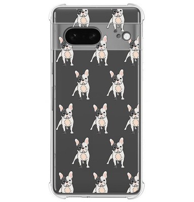 Siliconhülle Antischock Für Google Pixel 7 5G Design Hunde 12 Zeichnungen