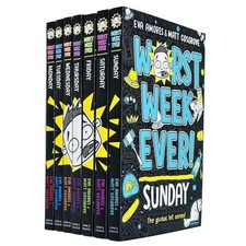 Worst Week Ever! Series 7 Books Collection Set By Eva Amores and Ma | Eva Amores