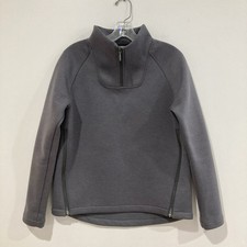 The North Face Gray Women Tech Fleece Jacket 1/4 Zip Size M