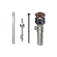 Keeney 1-1/4 in Oil Rubbed Bronze Brass Pop-Up Lavatory Drain K820-77VB