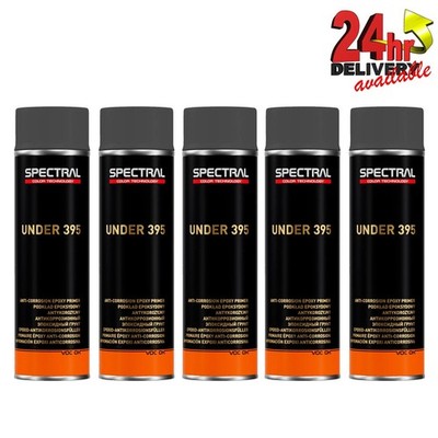 5 x Novol Spectral UNDER 395 Epoxy Primer 500ml Aerosol Farbe: Dunkelgrau