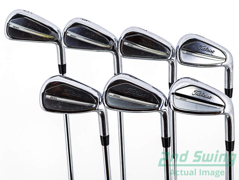 Titleist 2023 T200 Iron Set 5-PW GW Steel Stiff Right +1/4 Inch