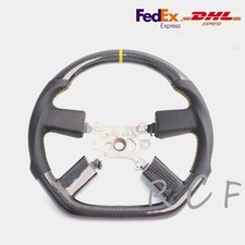Real Carbon Fiber Steering Wheel For Chrysler 300c Dodge Charger Jeep Srt 05-10