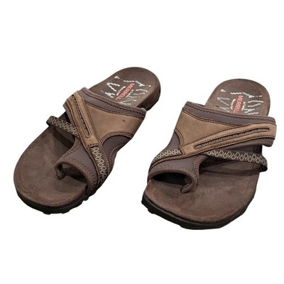Merrell Terran Post Womens Sandals Bracken Brown Slides Outdoor  Memory Foam 9