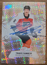 2024-25 UD Ice Hockey Travis Sanheim White Snowflake Auto #58 Flyers