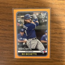 2020 Topps Big League Orange #292 Bo Bichette RC