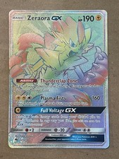 ZERAORA GX 221/214 RAINBOW RARE LOST THUNDER POKEMON HOLO HP on eBay