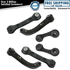 6 Piece Suspension Kit Sway Bar Links Upper Control Arms Lower Forward Toe Links