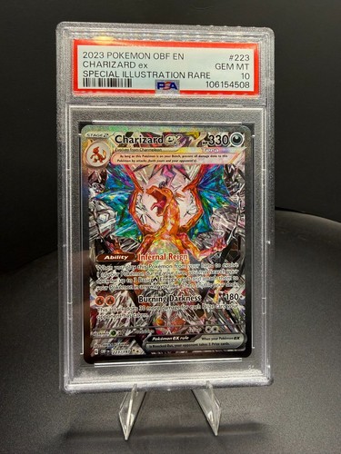Charizard ex 223/197 PSA 10 SIR 2023 Pokemon Obsidian Flames 