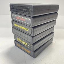 Assorted Lot of Atari 2600 Games: Superman, Space Invaders & More