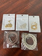 Eyeglass Chain 5 Piece Sunglasses Glasses Holder Eyewear Necklace Multicolor NEW