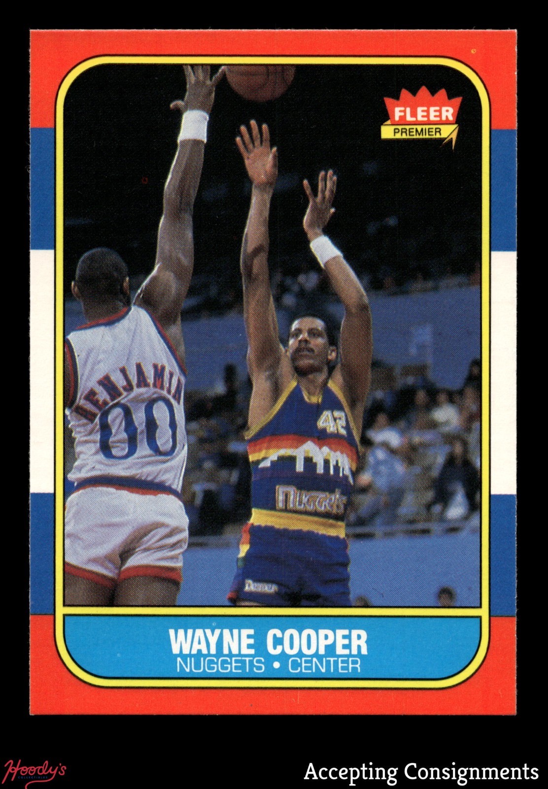1986-87 Fleer #18 Wayne Cooper NUGGETS