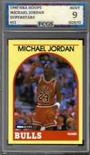 1990 NBA Hoops Superstars Michael Jordan #12 ...
