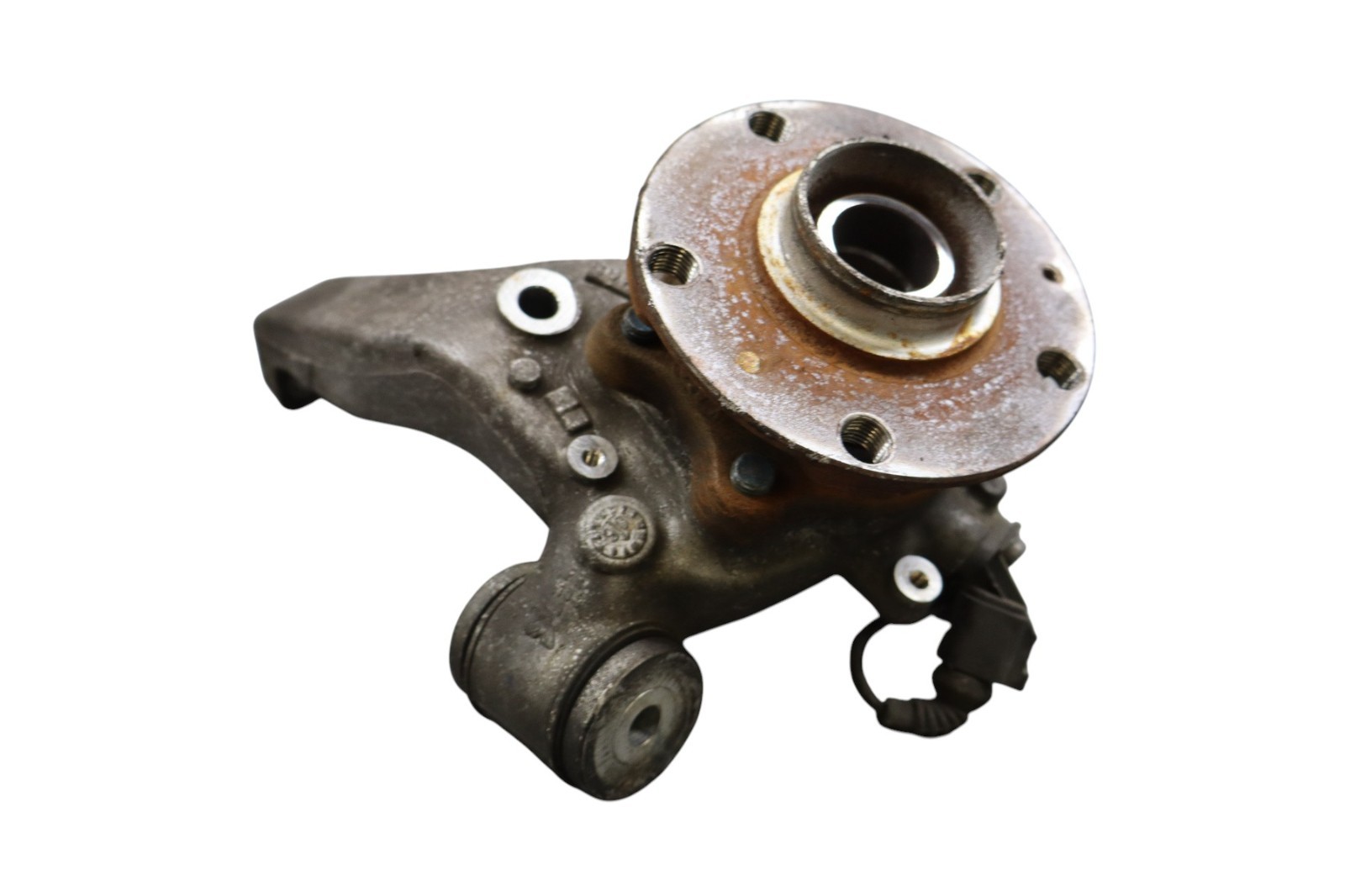 03-13 Bentley Continental GTC Rear Right Side Spindle Knuckle Hub Oem