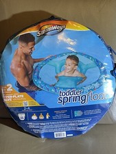 NEW TODDLER SwimWays Spring Float POOL Seat age 2-4 yr Nonstick Fabric Step2 40