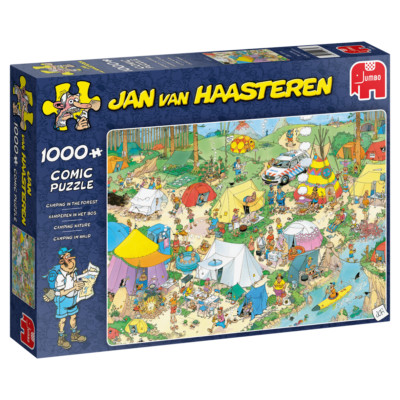 Jumbo 19086 Jan van Haasteren Camping im Wald 1000 Teile Puzzle