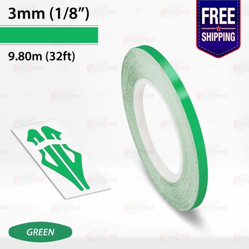 1/8" PIN STRIPES Car Model Motorcycle Truck Decals Line TAPE Vinyl Stickers 3mm - Bild 20 von 51