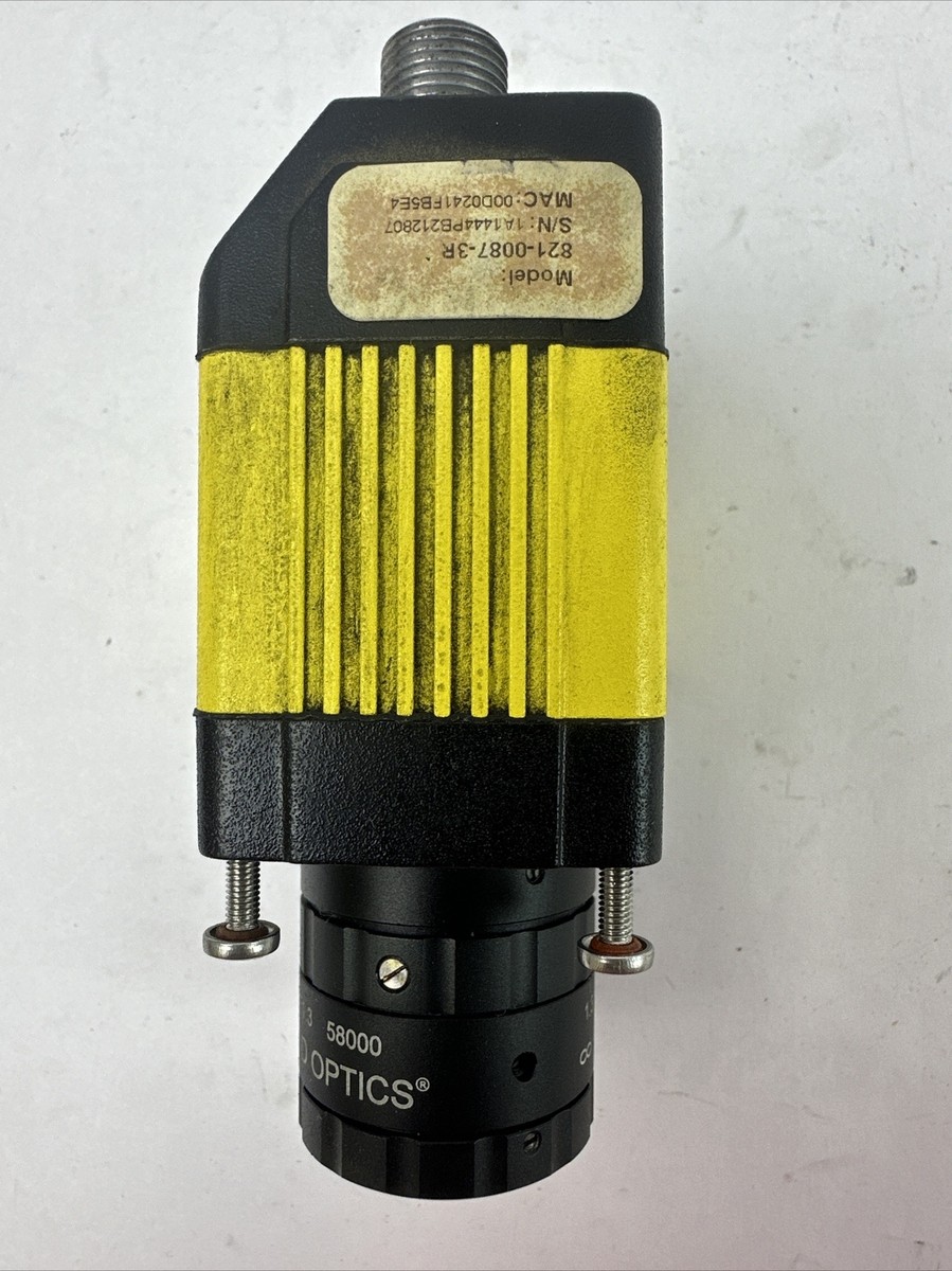 COGNEX 821-0087-3R D BARCODE SCANNER EDMUND OPTICS 58000 CAMERA
