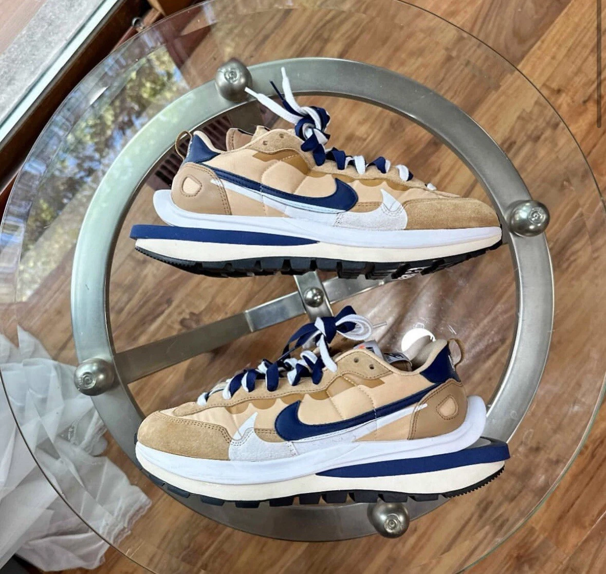 Las mejores ofertas en Nike VaporWaffle x Sacai Tan Navy | eBay
