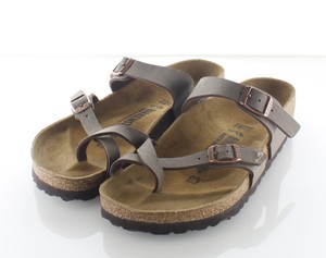08-40 $100 Women's Sz 6M Birkenstock Mayari Birkibuc Hard Footbed Sandal - Mocha | eBay