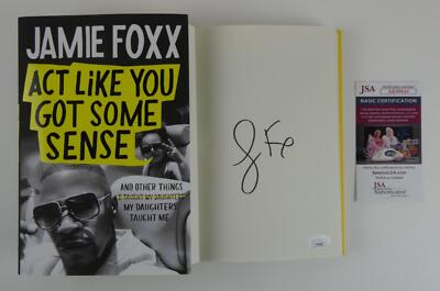 Jamie Foxx Act Like You Got Some Sense Signed 2021 HC Book 1st Edition JSA COA
