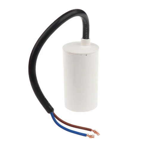 Betriebskondensator/Motorkondensator 8uF/µF CBB60 450V mit Kabel - Bild 6 von 8