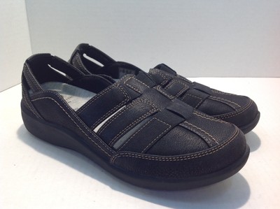Clarks Womans Size 6.5 Black Cloudsteppers Slip-On Shoes Style #23535 | eBay