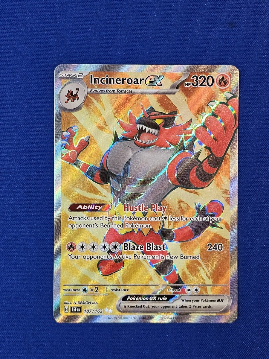 shiny incineroar pokemon card Incineroar ex (Mega Rising #318/331, 2-Star Shiny)