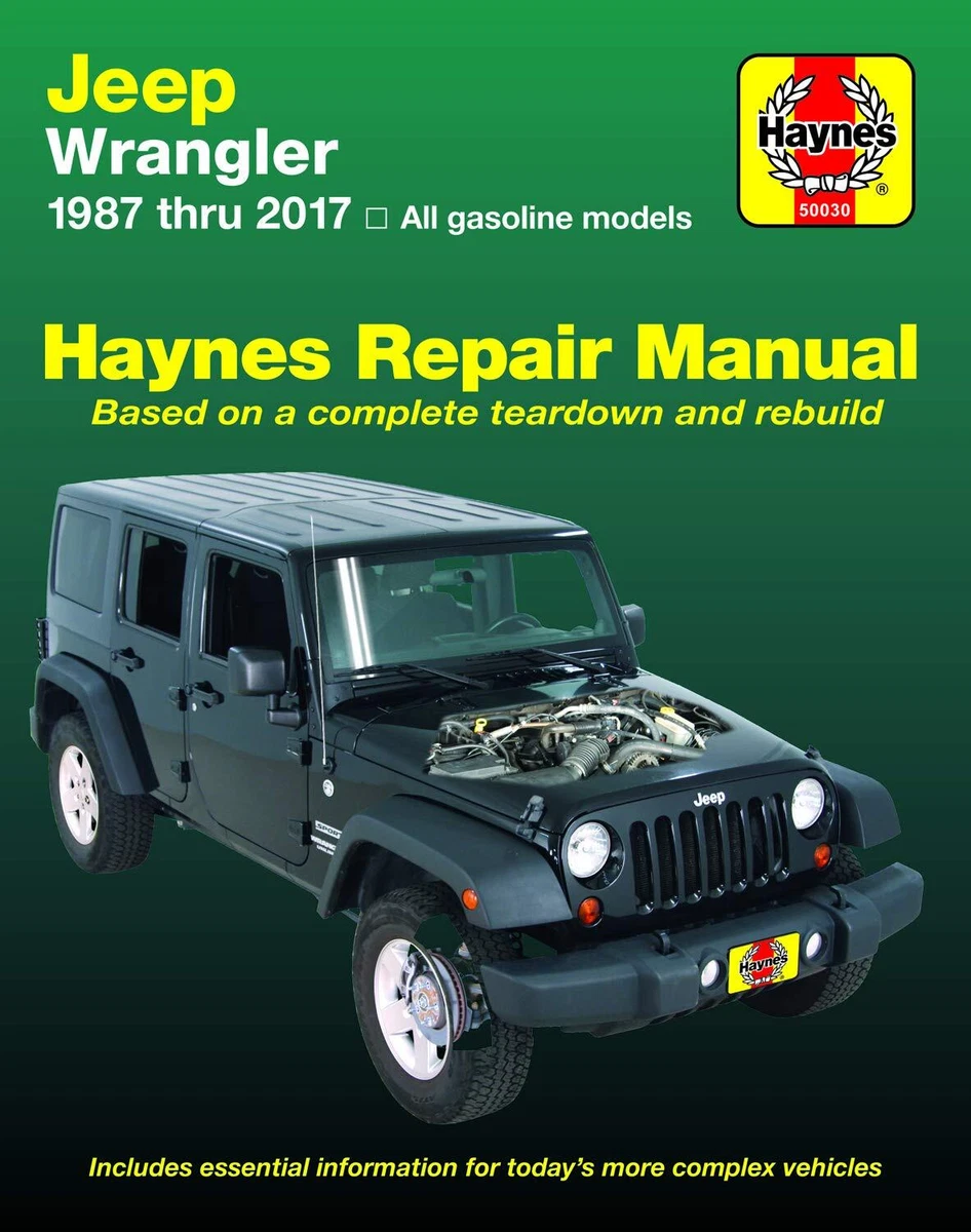 Jeep Wrangler JK Upgrades and Haynes shop repair service manual