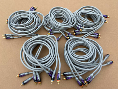 Monster Thx Stereo Audio 500 Quantity 10 Cables 8FT 2.43 m *New* RCA